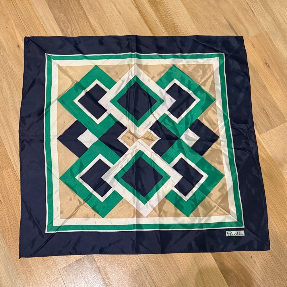 Vintage Paoli Square Scarf